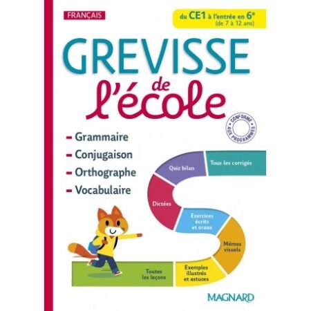GREVISSE DE L4ECOLE - Du CE1 à l'entrée en 6e – 2020