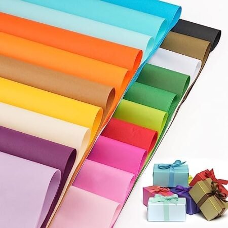 Papier CADEAU Couleur - grande feuille