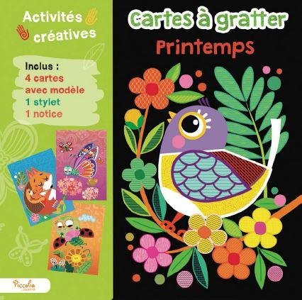 Cartes à gratter / Printemps