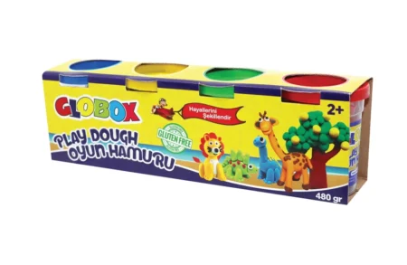 Pâte à modeler fLAMINGO 4 boites