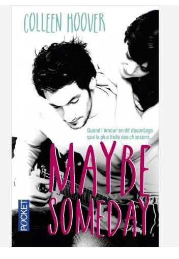 MAYBE SOMEDAY - Colleen Hoover