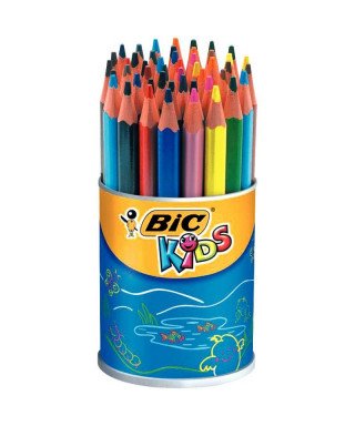 12 CRAYONS DE COULEUR - POT