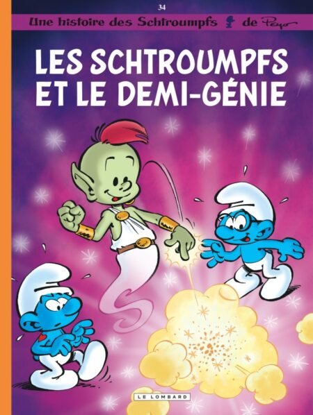 Une histoire des Schtroumpfs Tome 34 -  Les Schtroumpfs et le demi-génie